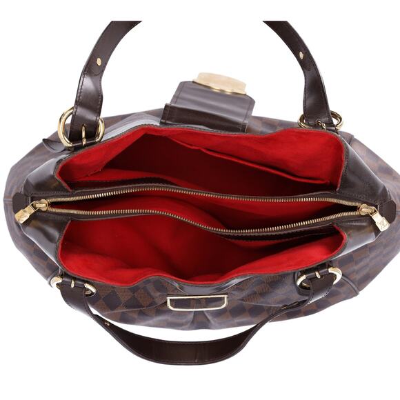 Louis Vuitton Sistina GM Damier Ebene Shoulder Bag N41540 Canvas - Picture 6 of 8